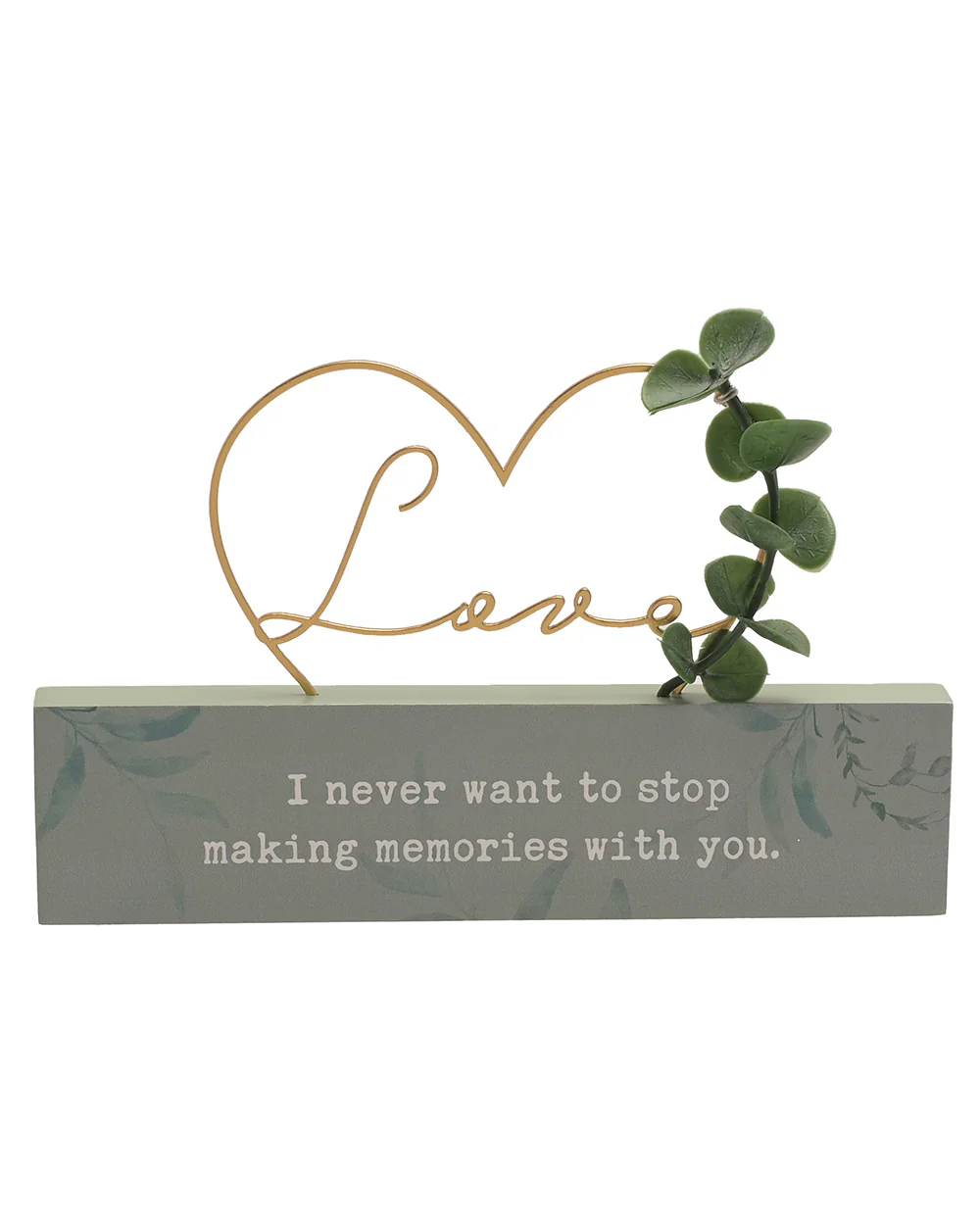 Love Story Plaque Ornament Gift Eucalyptus - Image 3