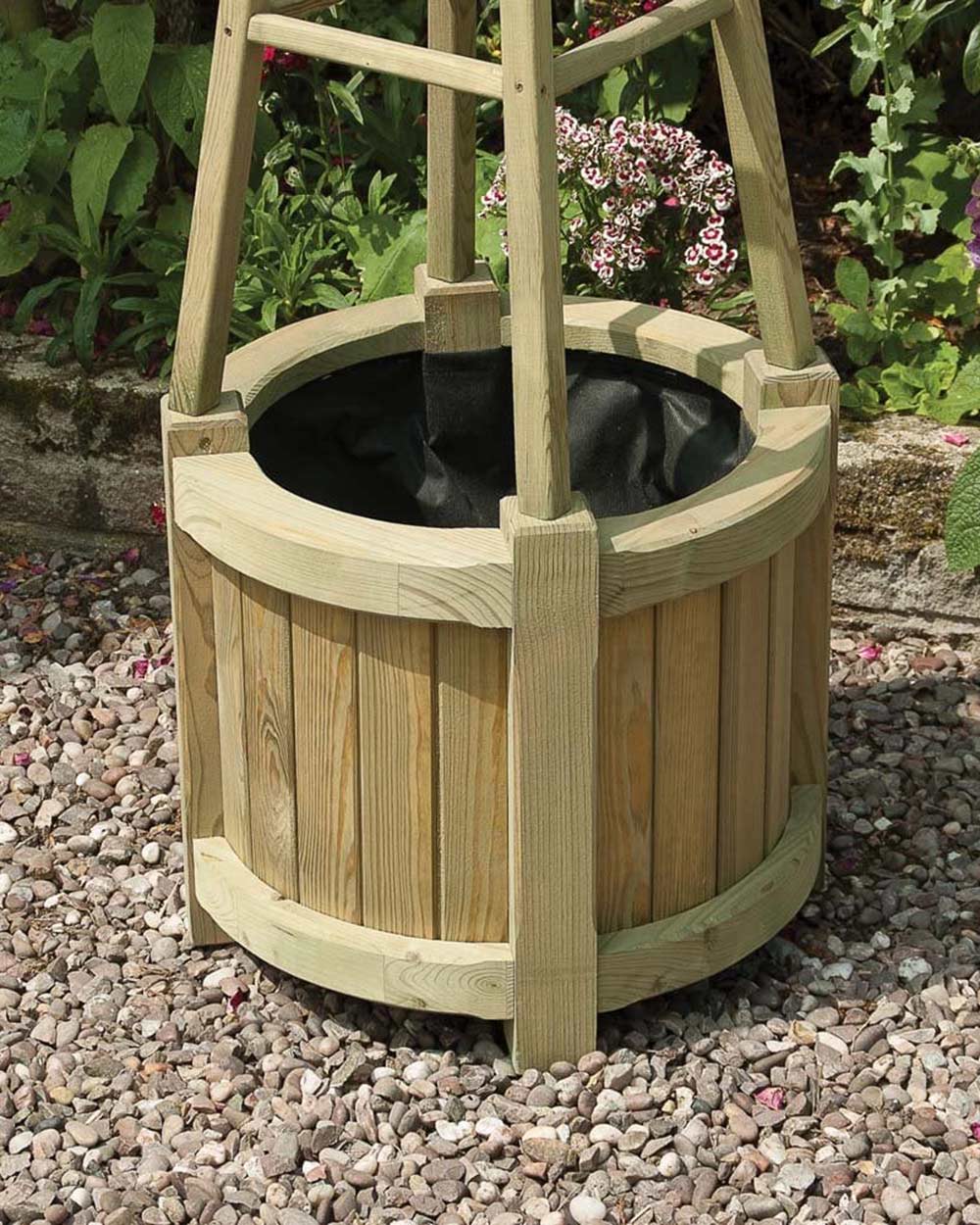 Marberry Obelisk Garden Planter For Climbing Plants - Image 2