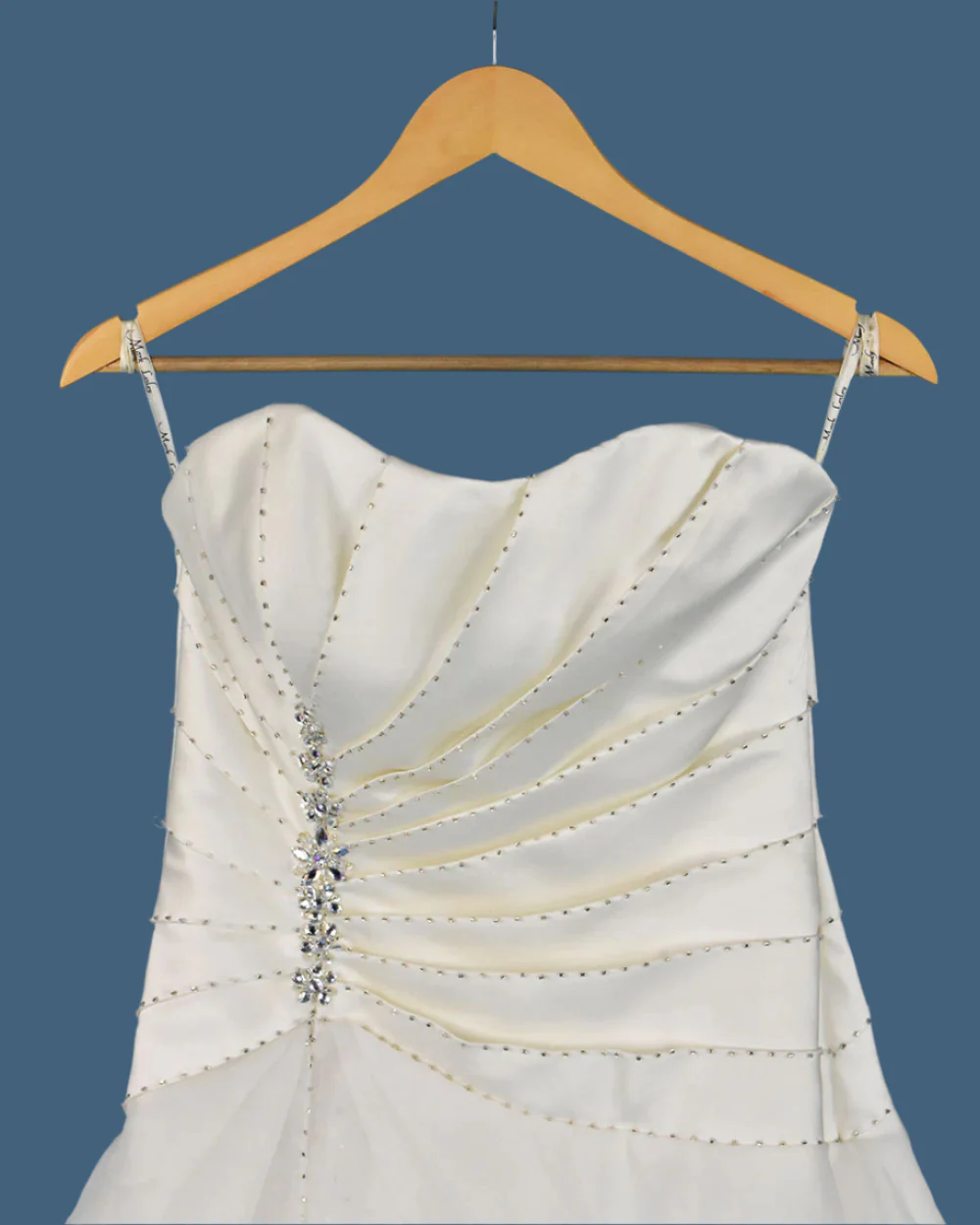 Mark Lesley Ivory Strapless Princess Wedding Dress Size 14 - Image 4