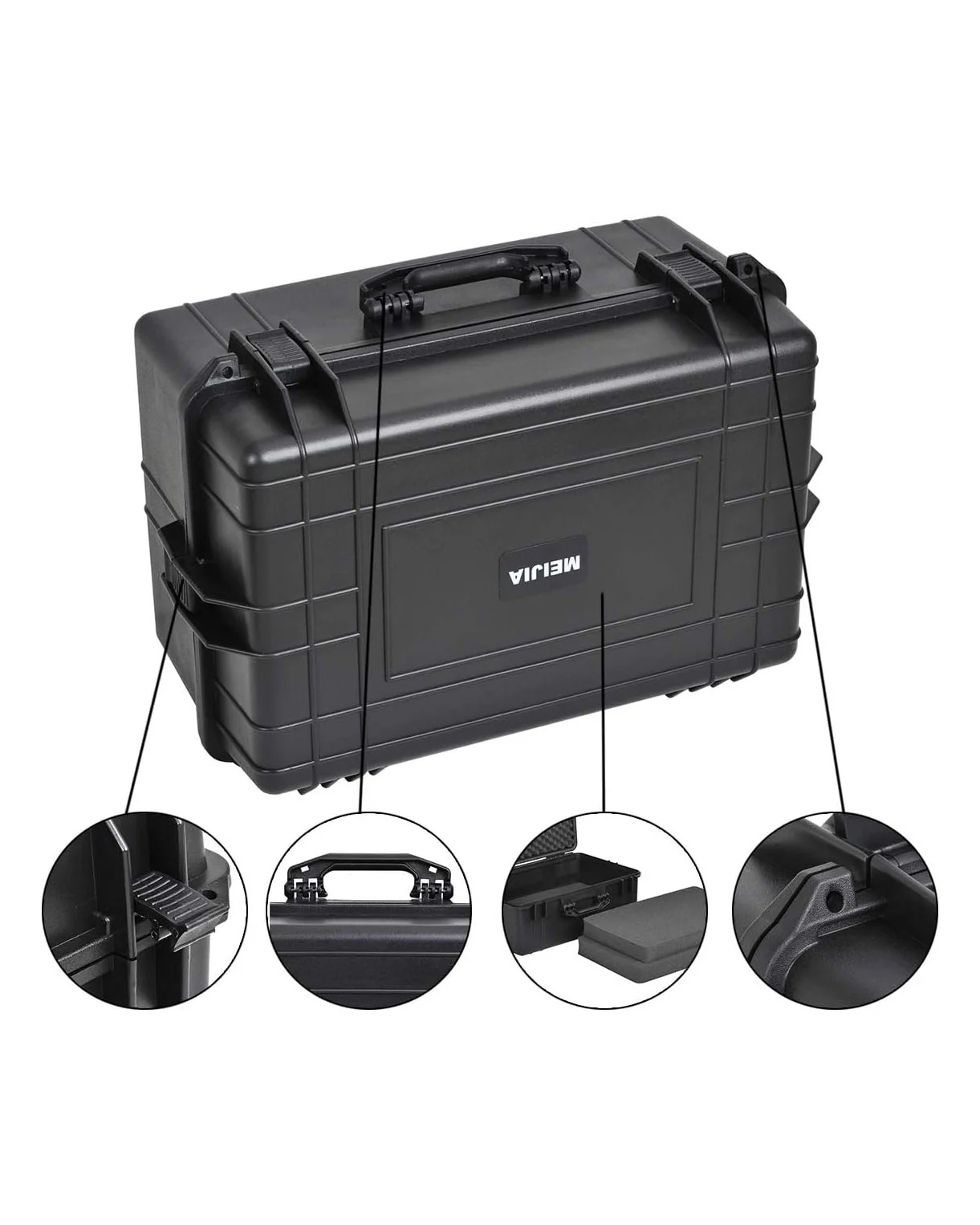 MEIJIA Portable All Weather Waterproof Protective Hard Camera Case - Image 7