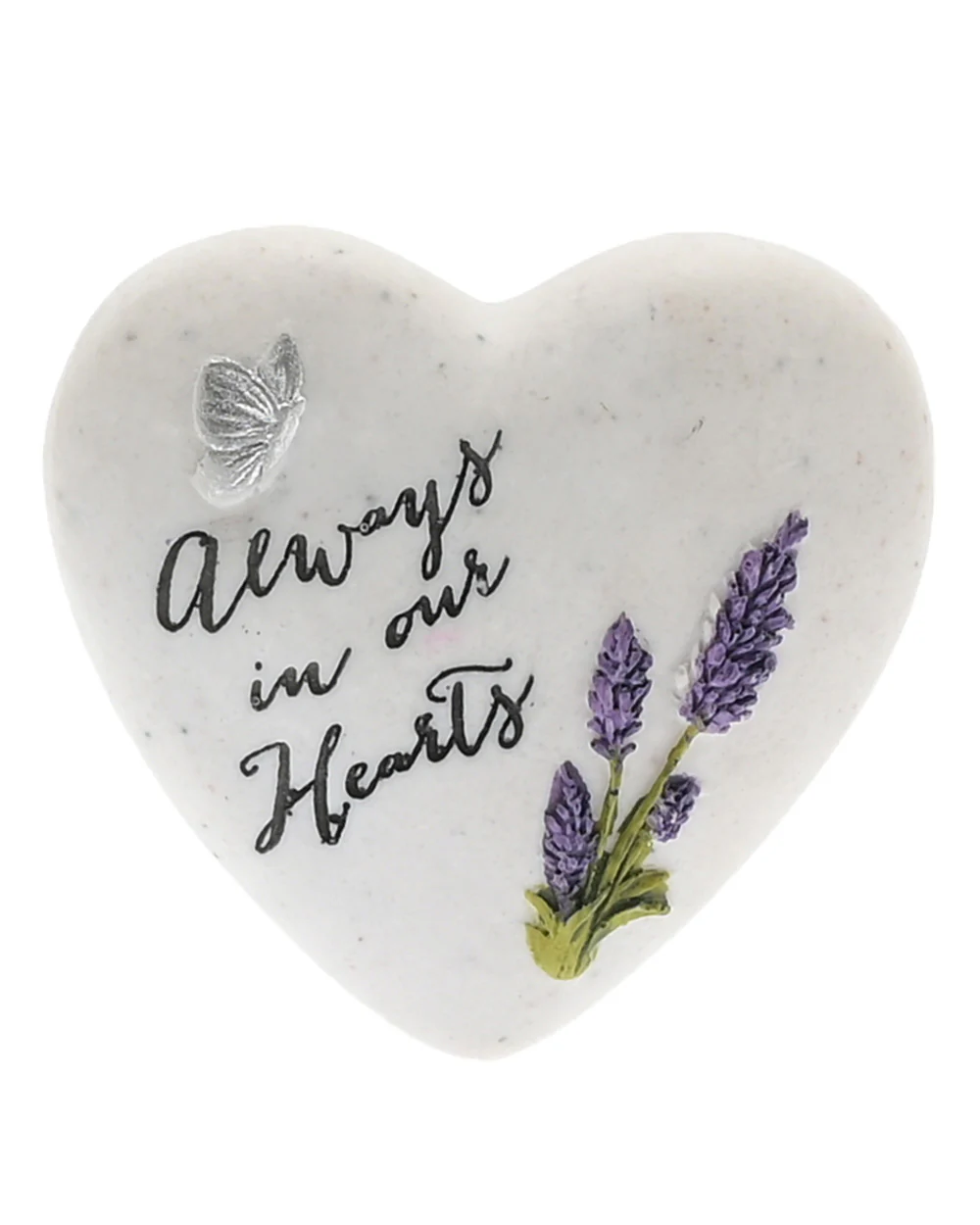 Memorial Heart Plaque Always In Our Hearts Polyresin