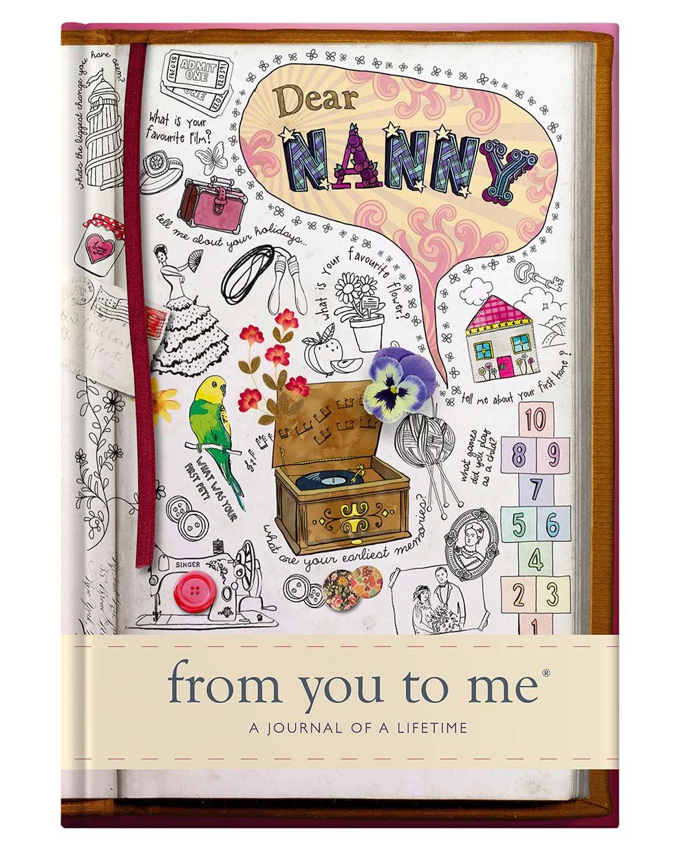 Memory Book Dear Nanny Keepsake Sketch Collection - Image 2