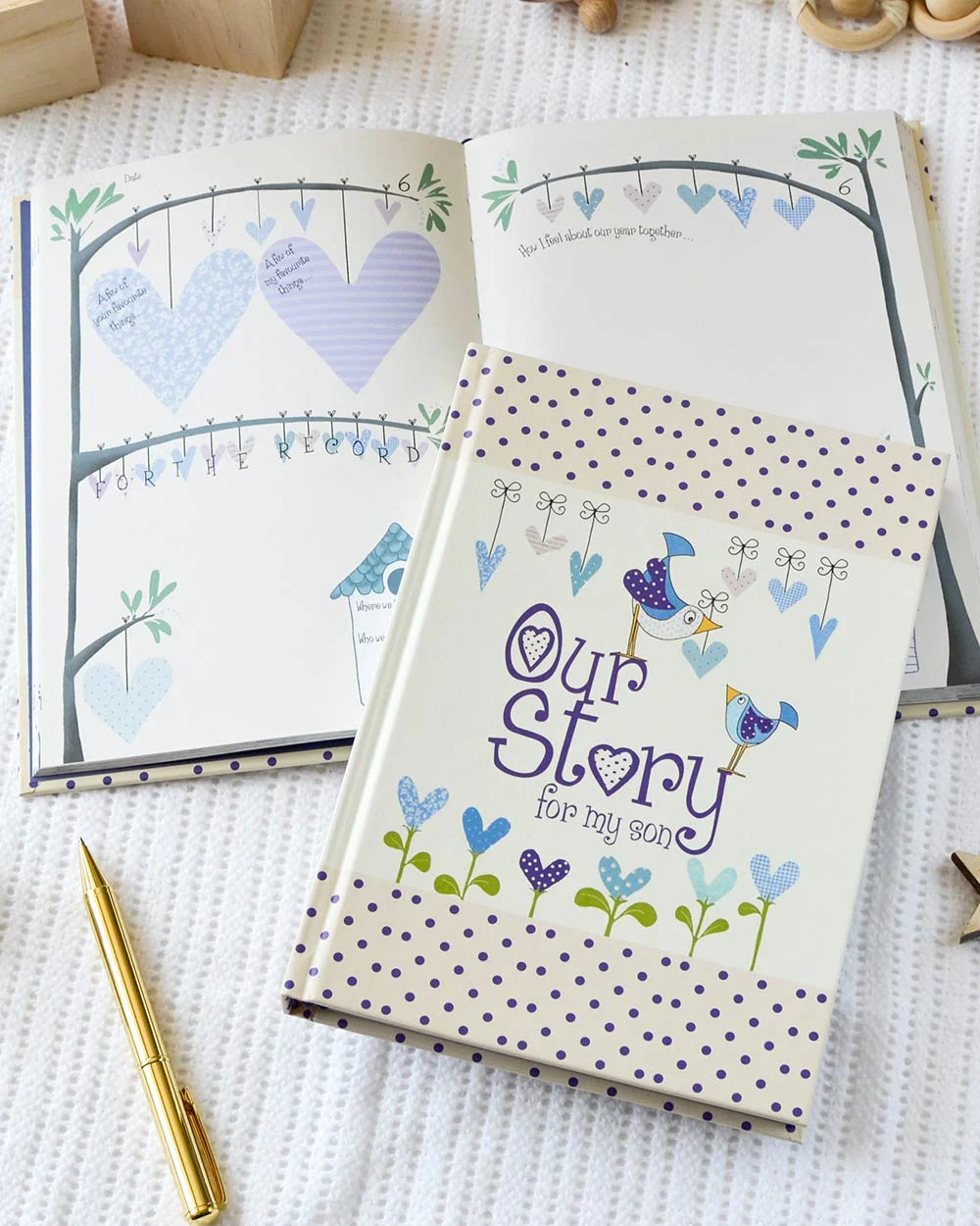 Memory Book Journal Our Story, for my Son