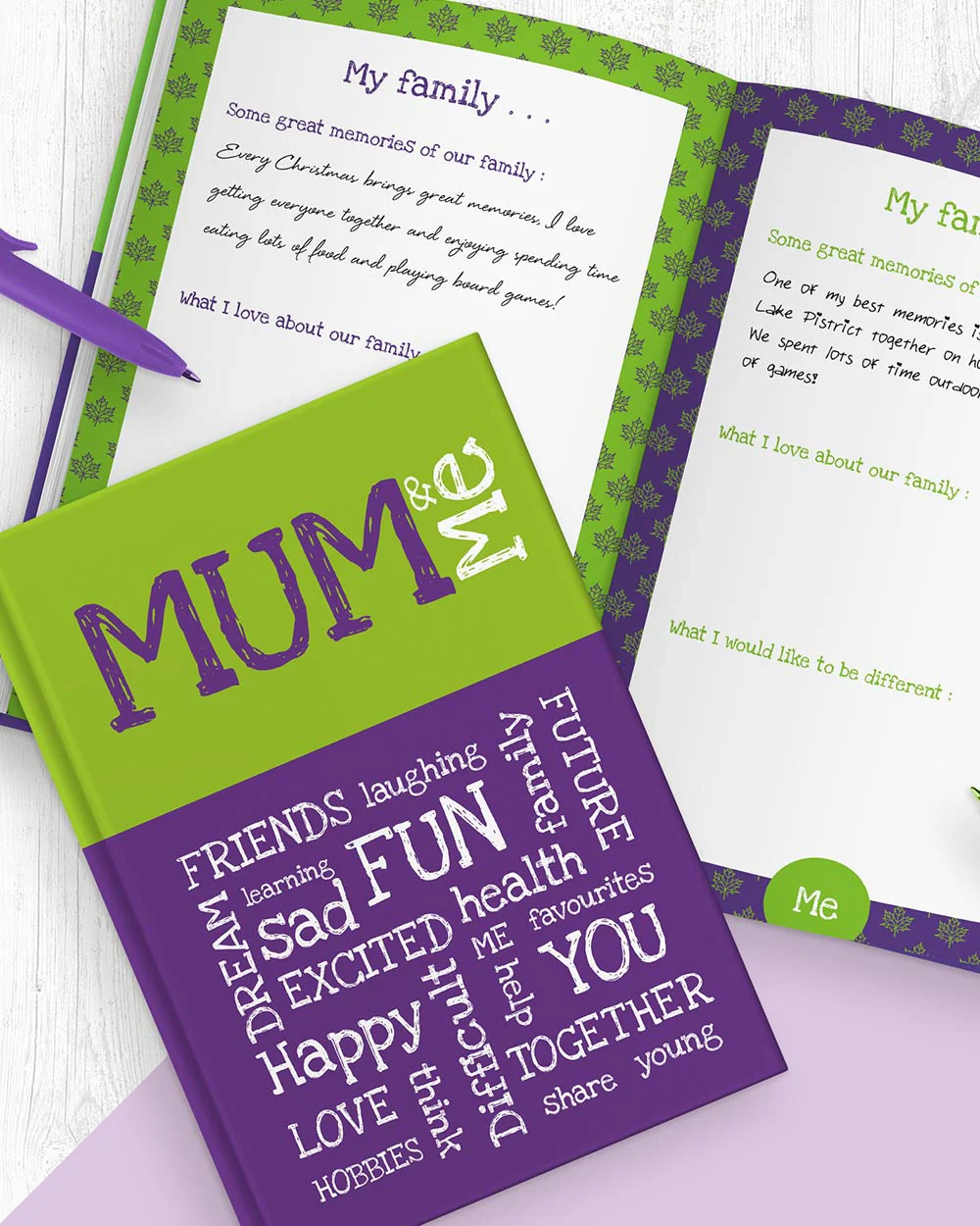 Memory Book Mum & Me Journal Gift
