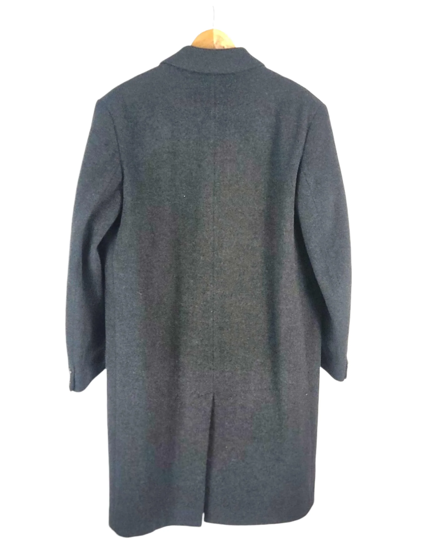 Mens Selfridges Long Over Coat Black - Image 2