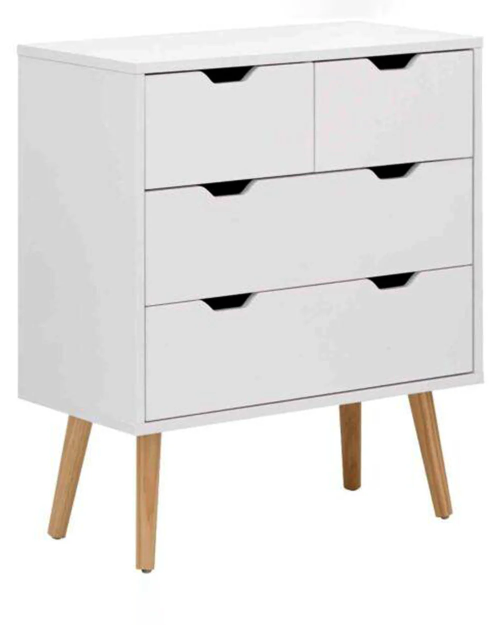 Nyborg 2 + 2 Drawer Chest White - Image 5