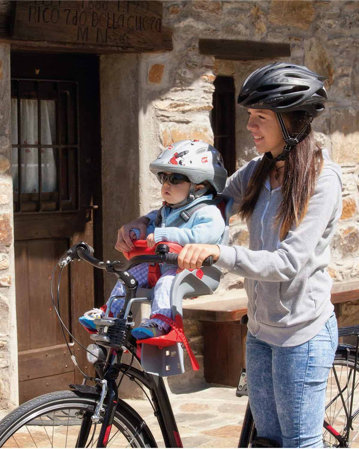 Orion Front Bike Seat Bracket Silver Red - Image 8