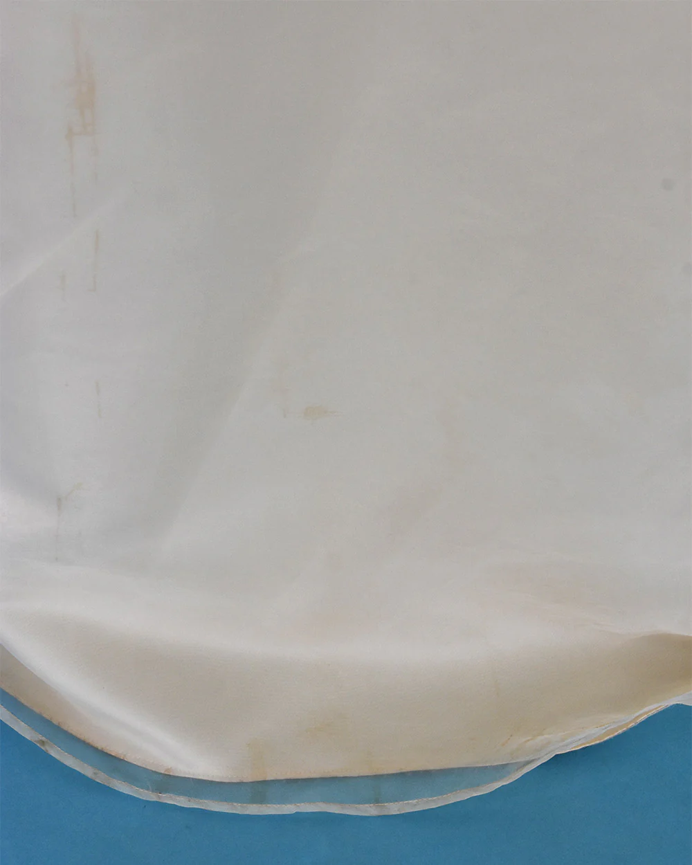Pale Gold Strapless Bodice Wedding Dress Size 14 - Image 8