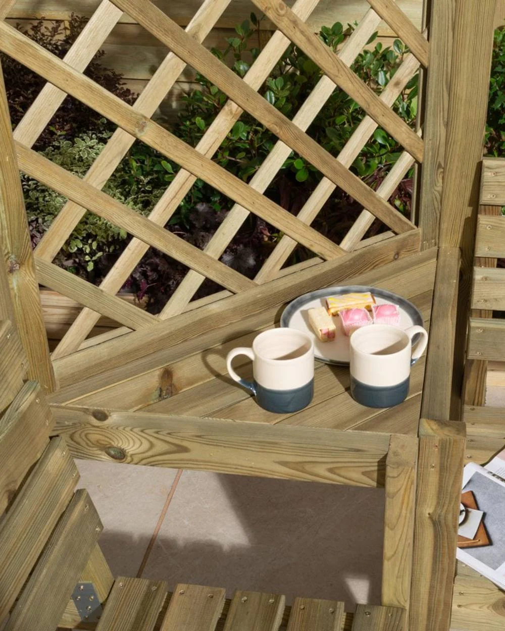 Pemberley Corner Garden Arbour Rowlinson 4 Seater - Image 5