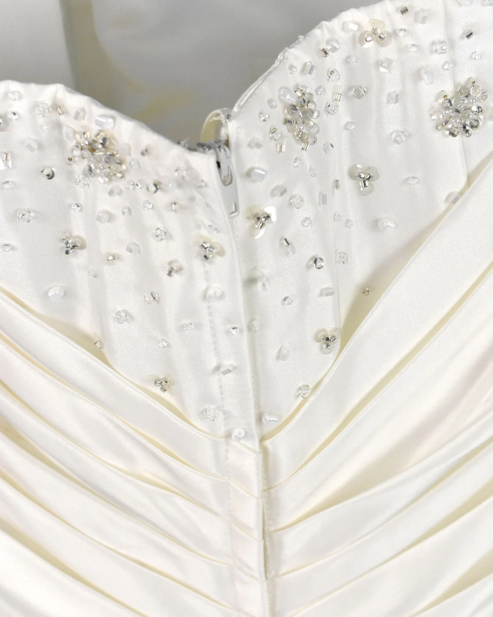 Phil Collins Ivory Strapless A Line Wedding Dress Size 14 - Image 8