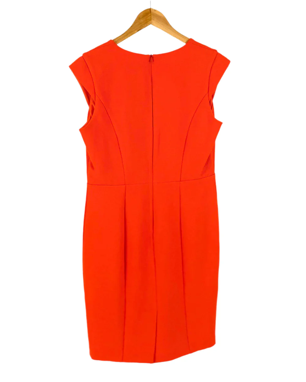Pied A Terra Orange Fitted Dress UK 12 - Image 3