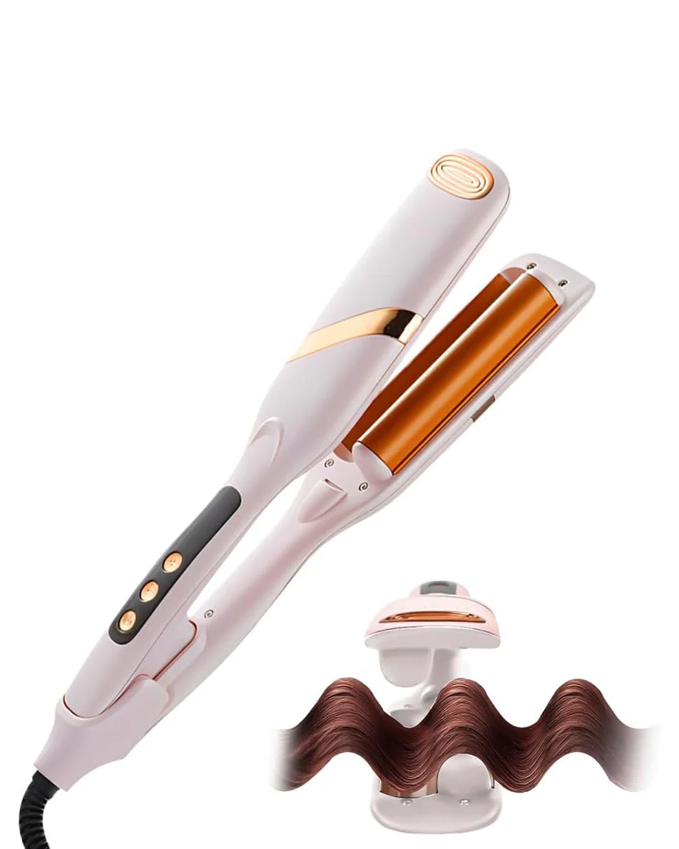 Professional Crimping Iron 32mm Wave Pink
