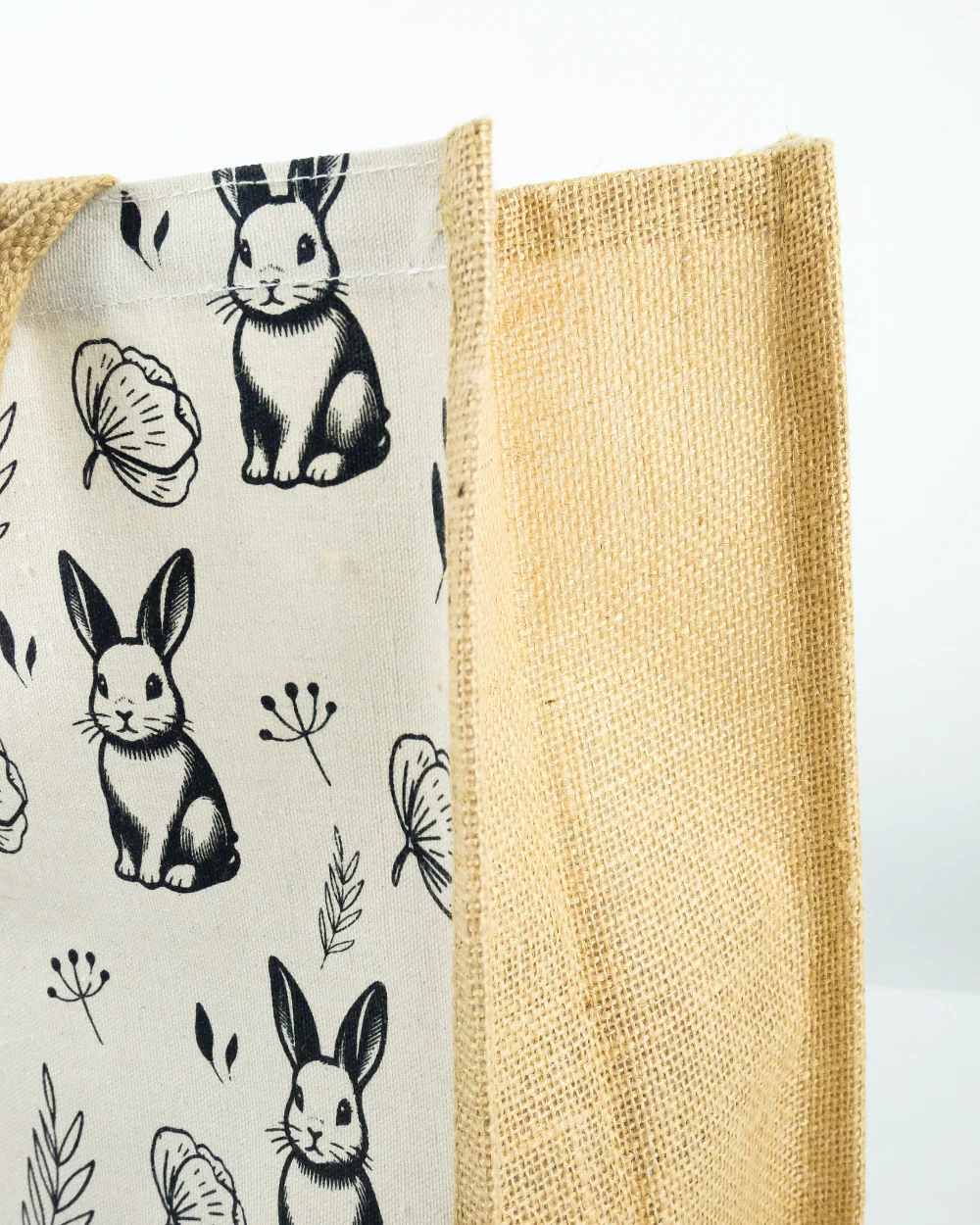 Rabbit Jute Shopping Bag For Life 100% Biodegradable - Image 5