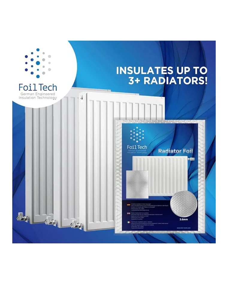 3.6mm Heat Reflective Bubble Foil Radiator Insulation Extra Thick 500 x 60cm - Image 6