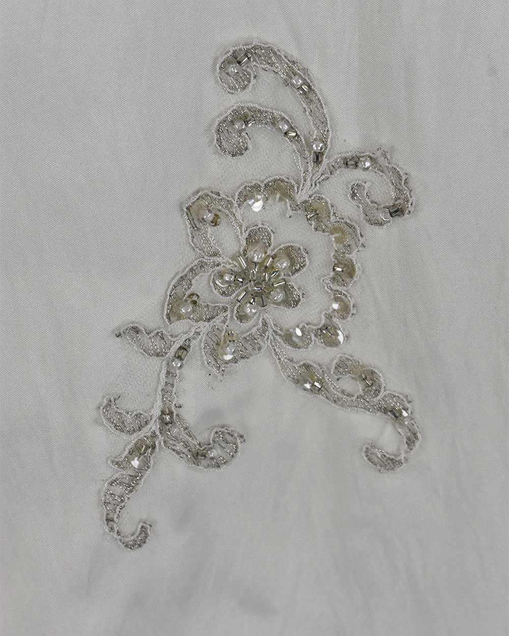 Sacha James Ivory Halter Neck Wedding Dress Size 14 - Image 6