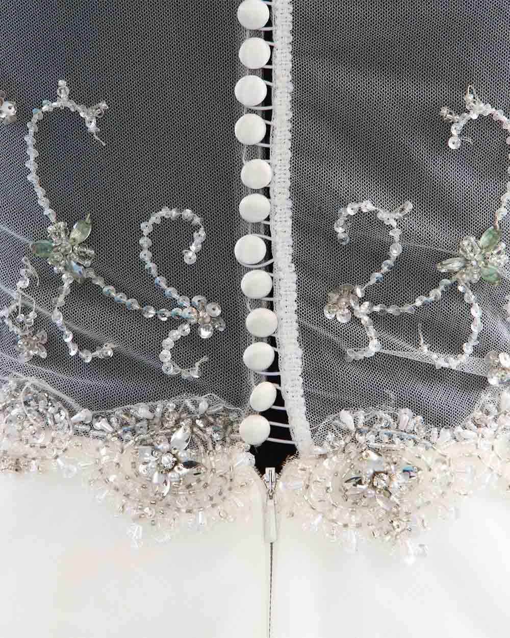 Signature Ivory Princess Wedding Dress Size 10 - Image 10