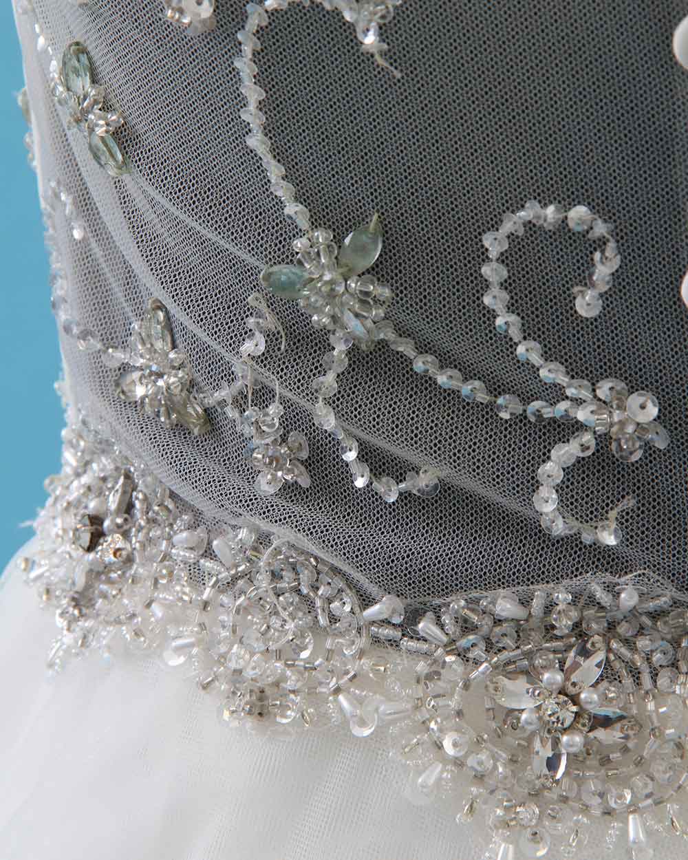 Signature Ivory Princess Wedding Dress Size 10 - Image 6
