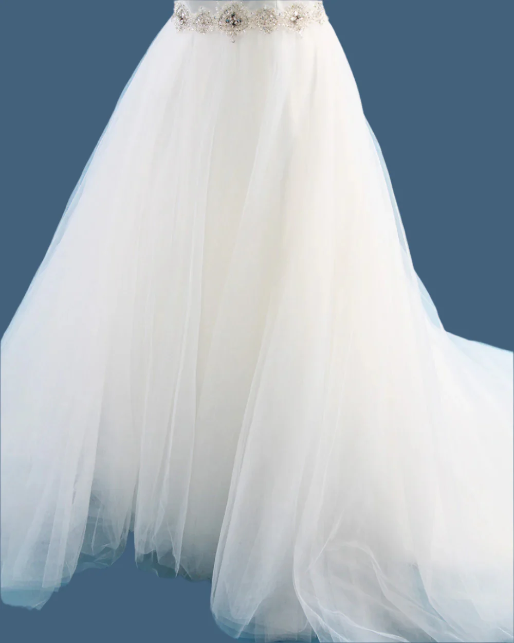 Signature Ivory Princess Wedding Dress Size 10 - Image 7