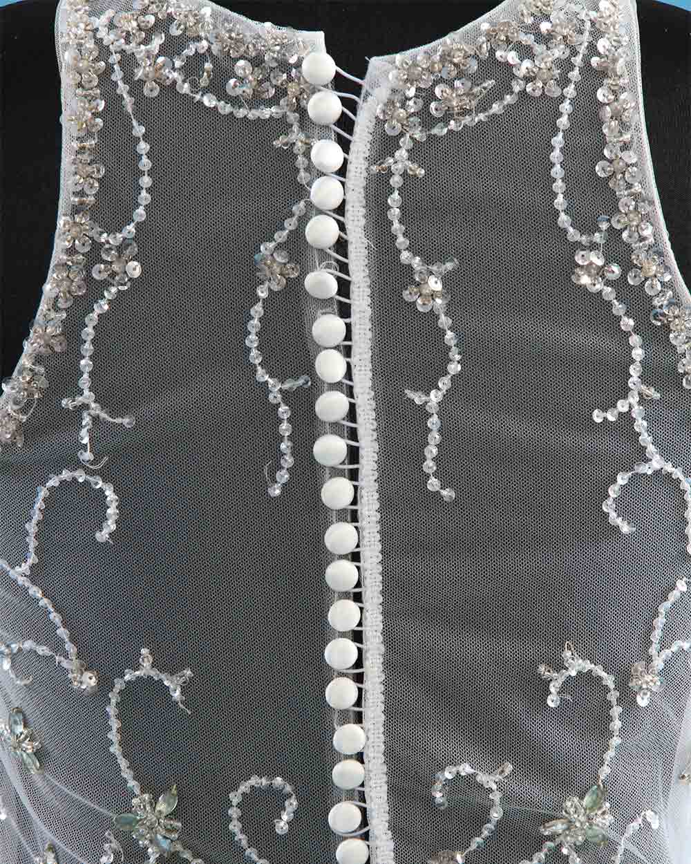 Signature Ivory Princess Wedding Dress Size 10 - Image 9