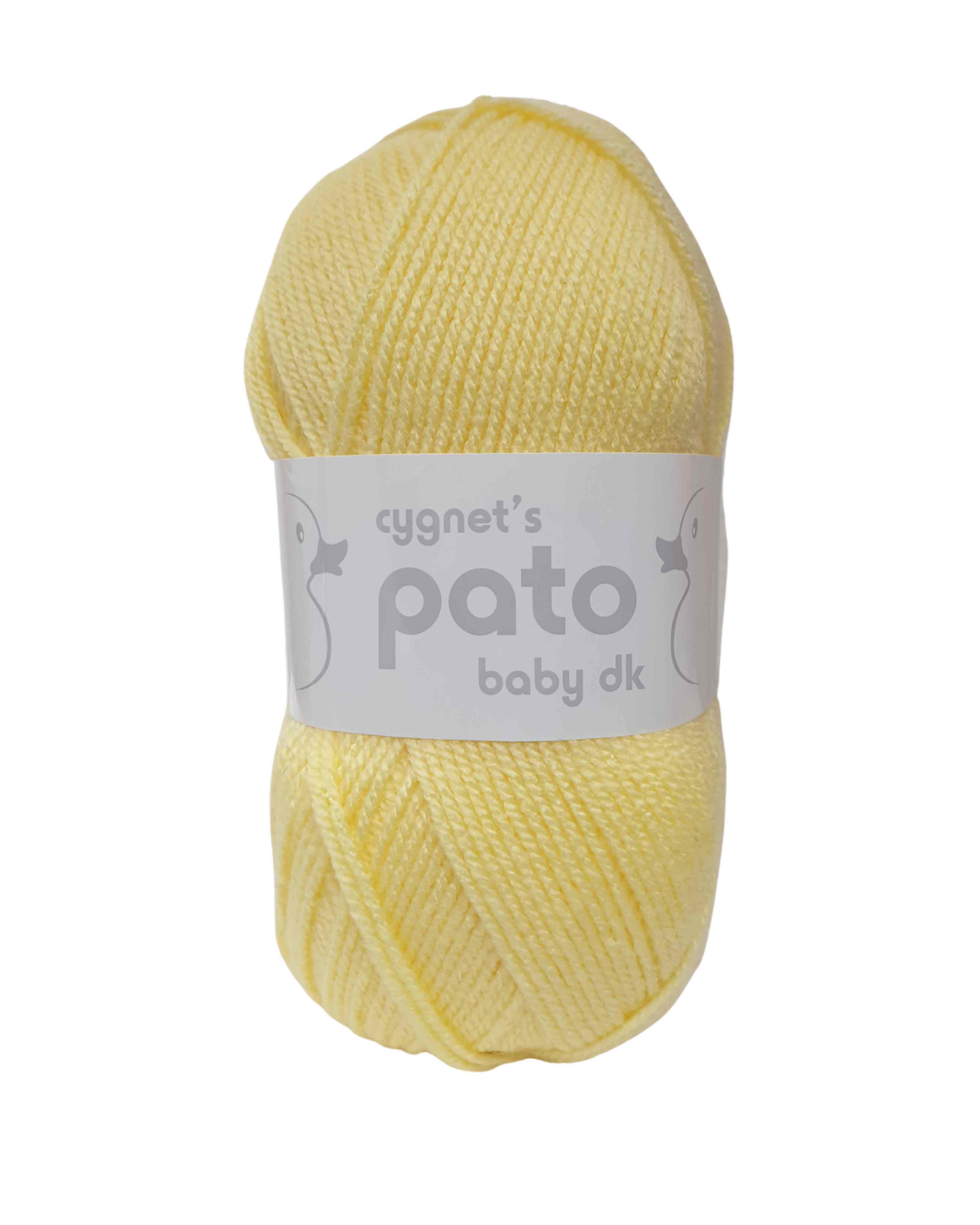 Single Ball Baby Dream Pato Yarn DK Wool 798 Lemon