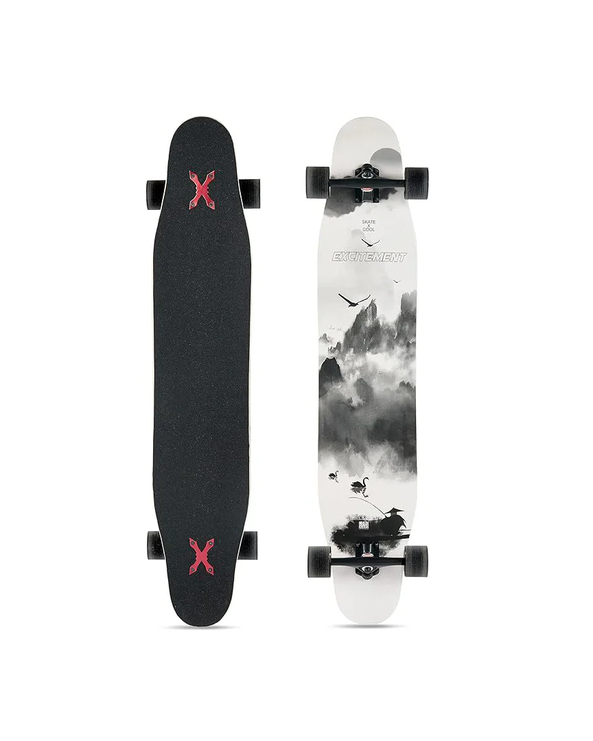 Skateboard Longboard 8 Layers Decks 46"x8" For Adults - Image 2