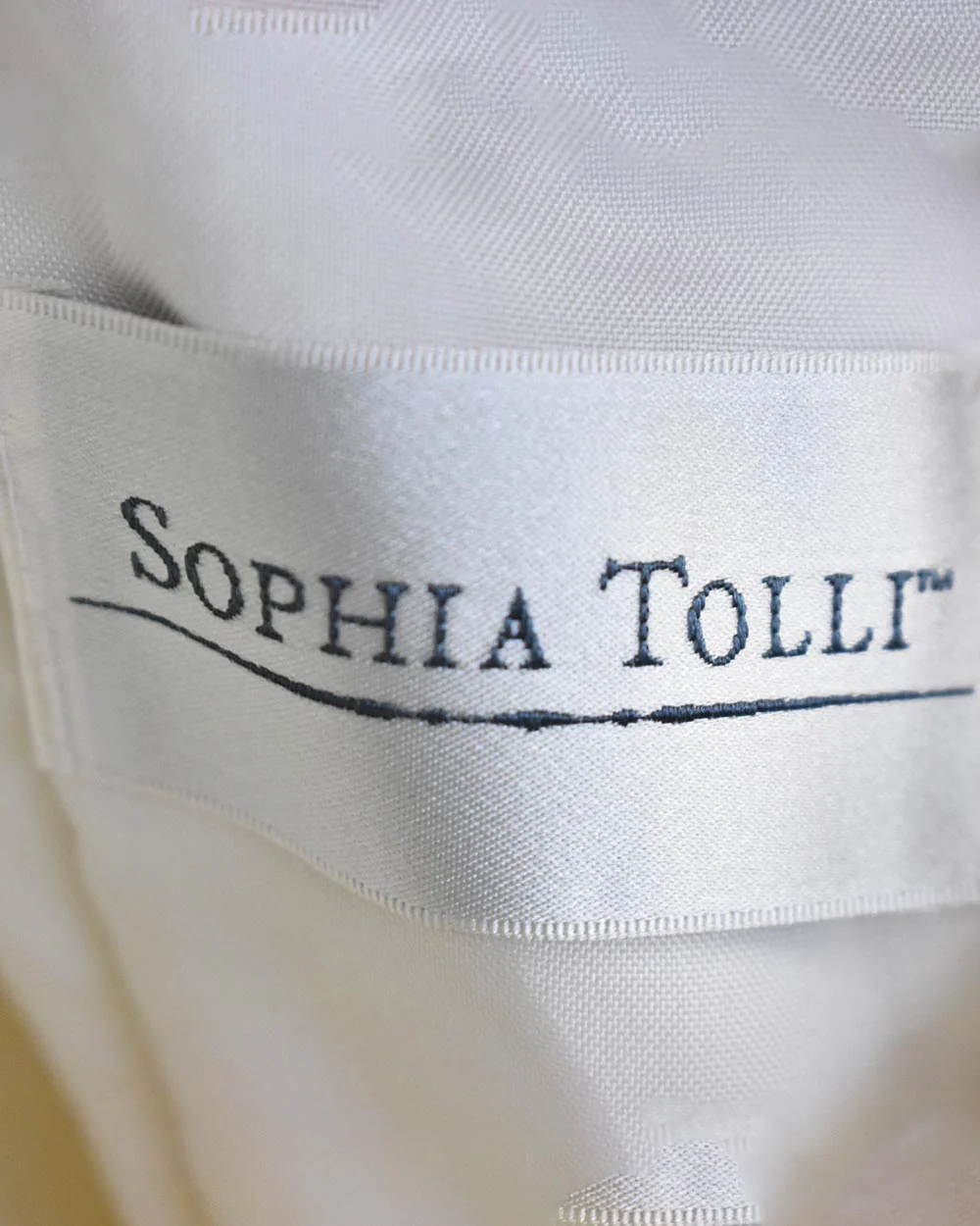 Sophia Tolli Ivory Ruched A Line Wedding Dress - Image 11