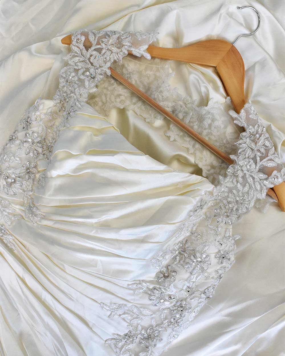 Sophia Tolli Ivory Ruched A Line Wedding Dress - Image 3