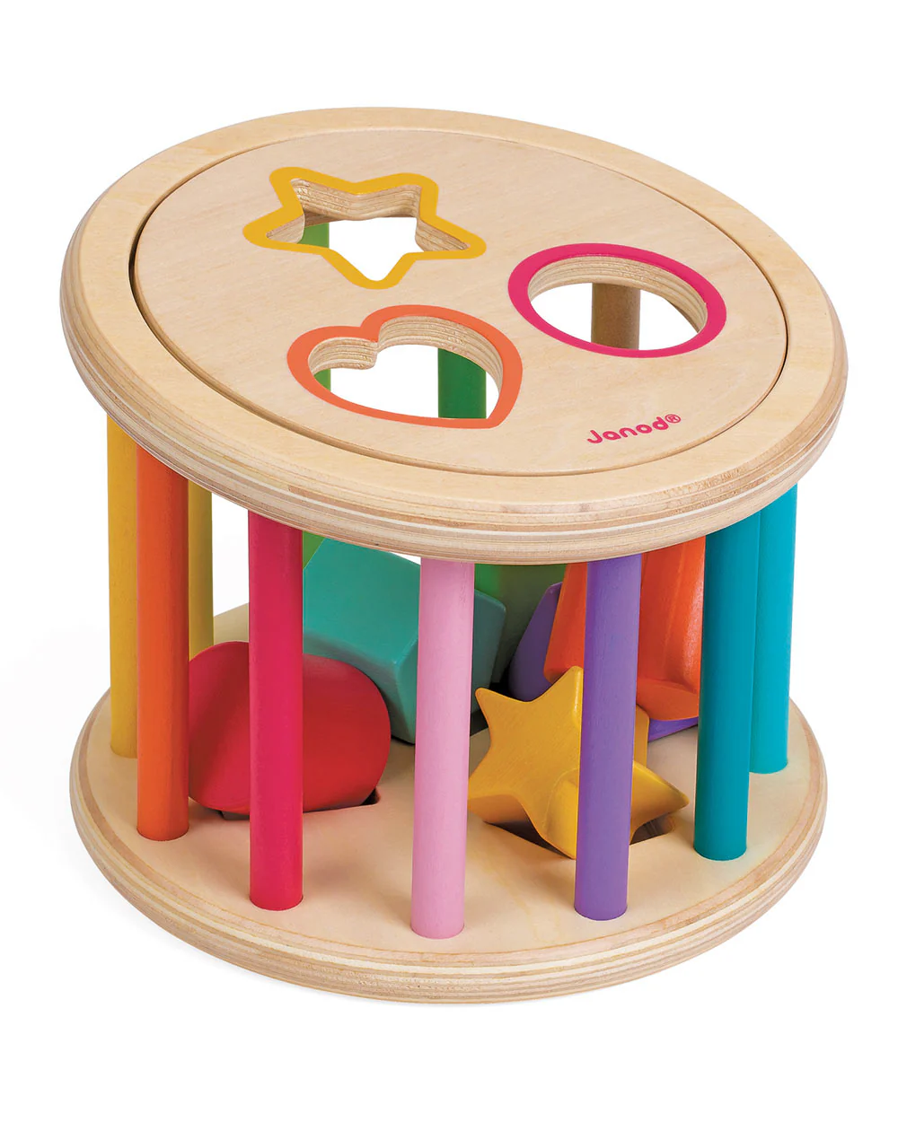 Sorting Toy Wooden Shape Sorter, 18 Months+ - Image 3