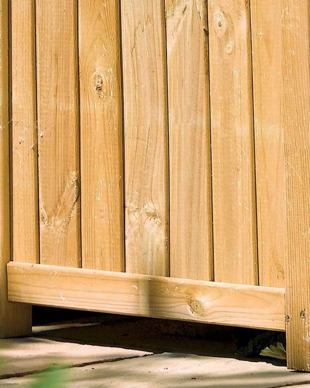 Square Wooden Garden Planter Rowlinson - Image 3