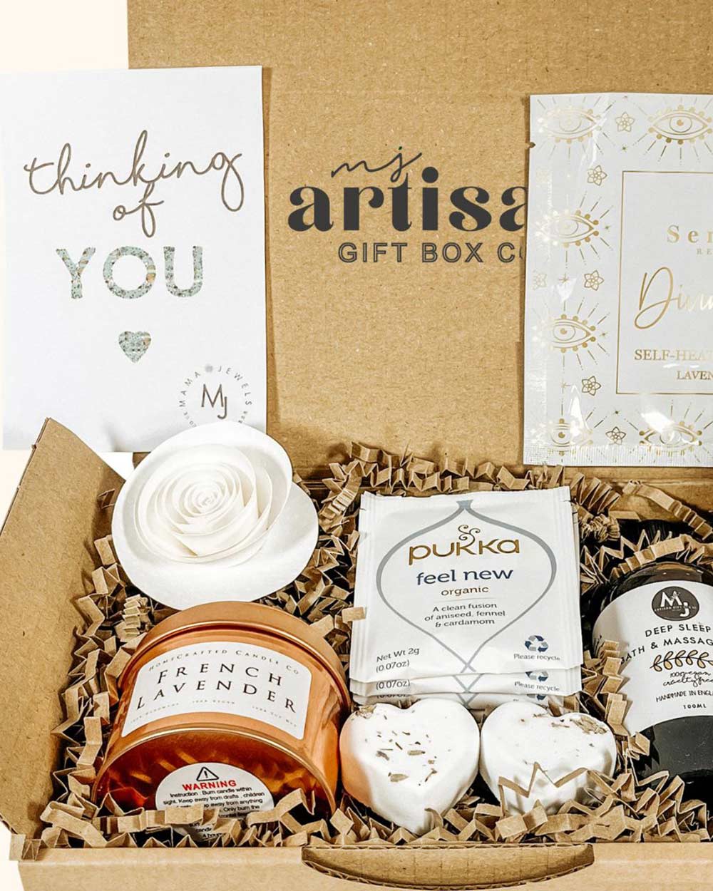 Thinking of You Hamper Gift Set Natural Wellness Vegan - Image 4