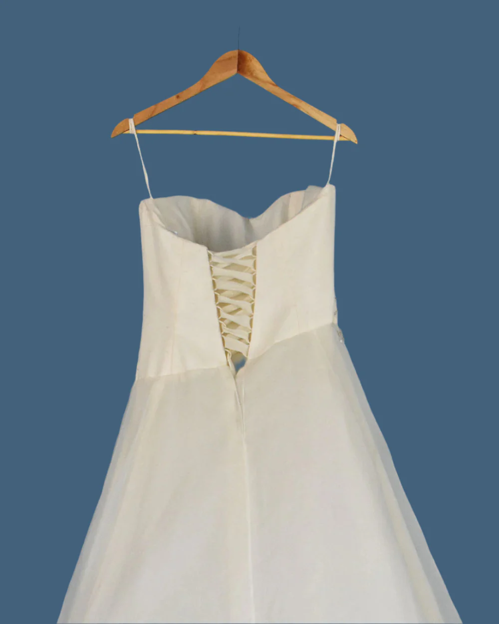 Tiffany Bridal Ivory A Line Wedding Dress Size 14 - Image 5
