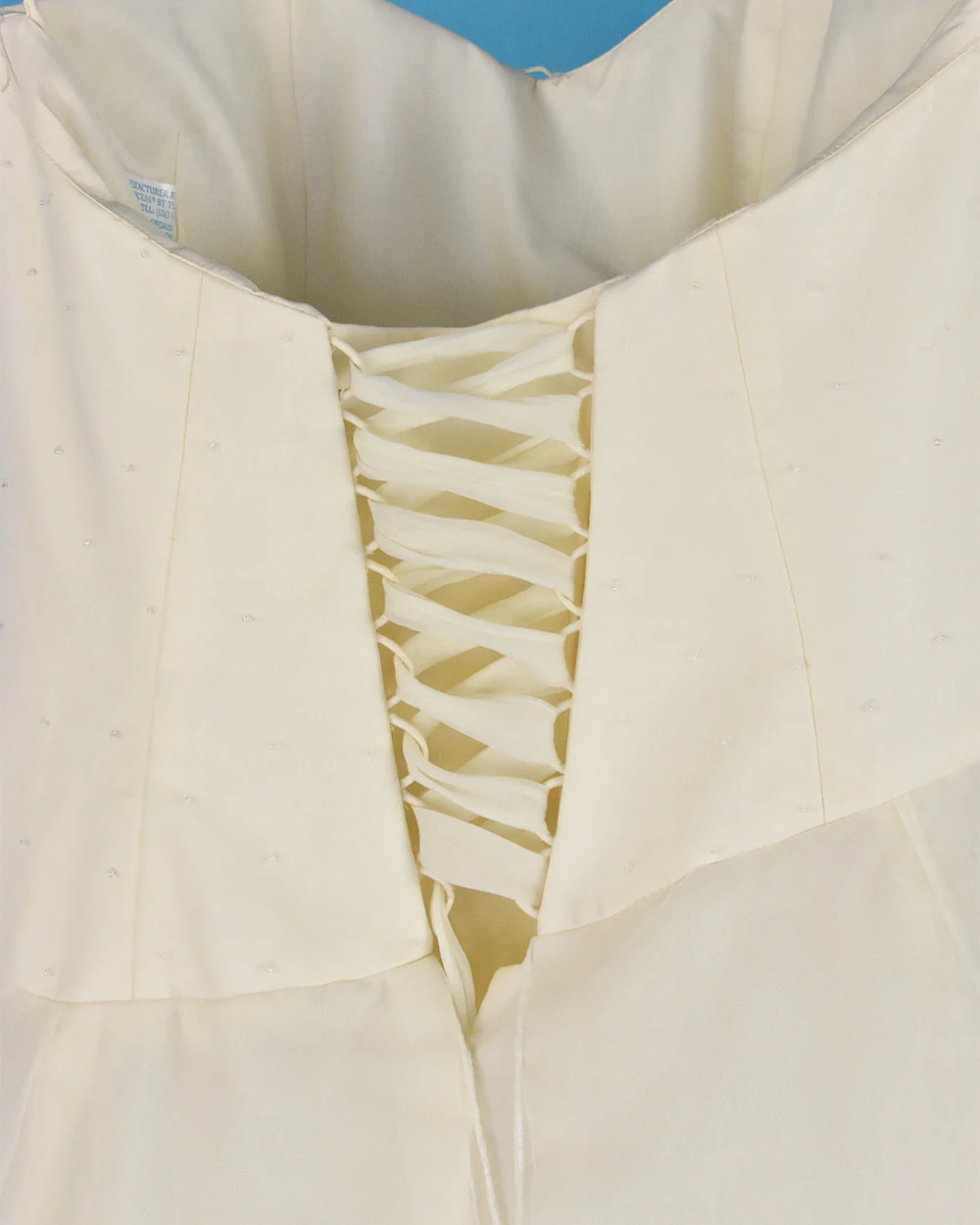 Tiffany Bridal Ivory A Line Wedding Dress Size 14 - Image 6