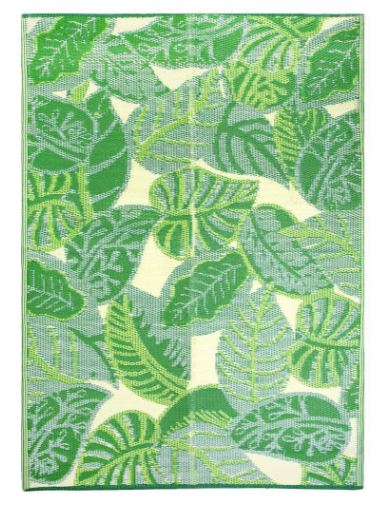 Tropical Outdoor Rug Palm Leaf 120 x 180cm