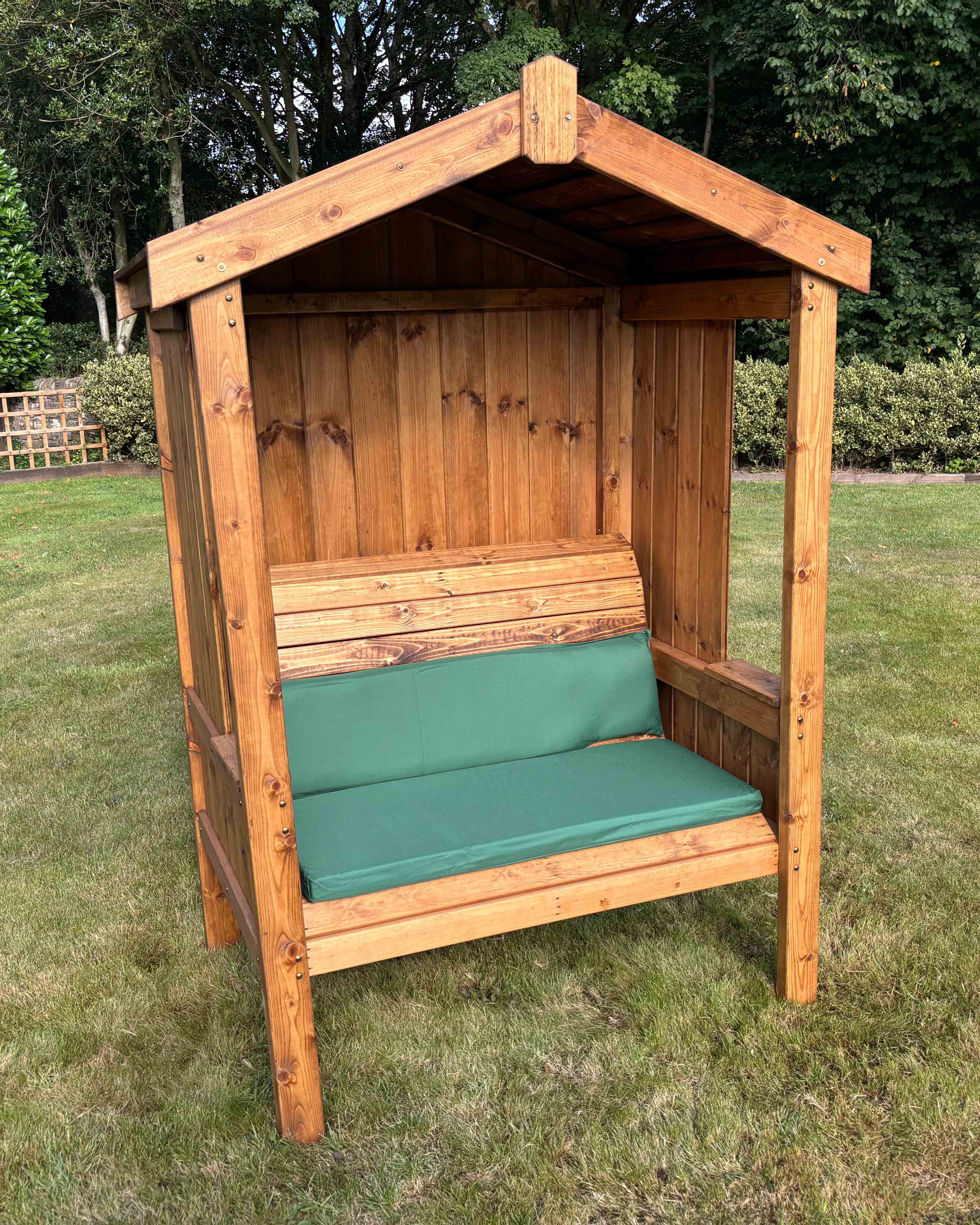 Charles Taylor Two Seater Imperial Arbour Green Cushion HB321G Set - Image 3