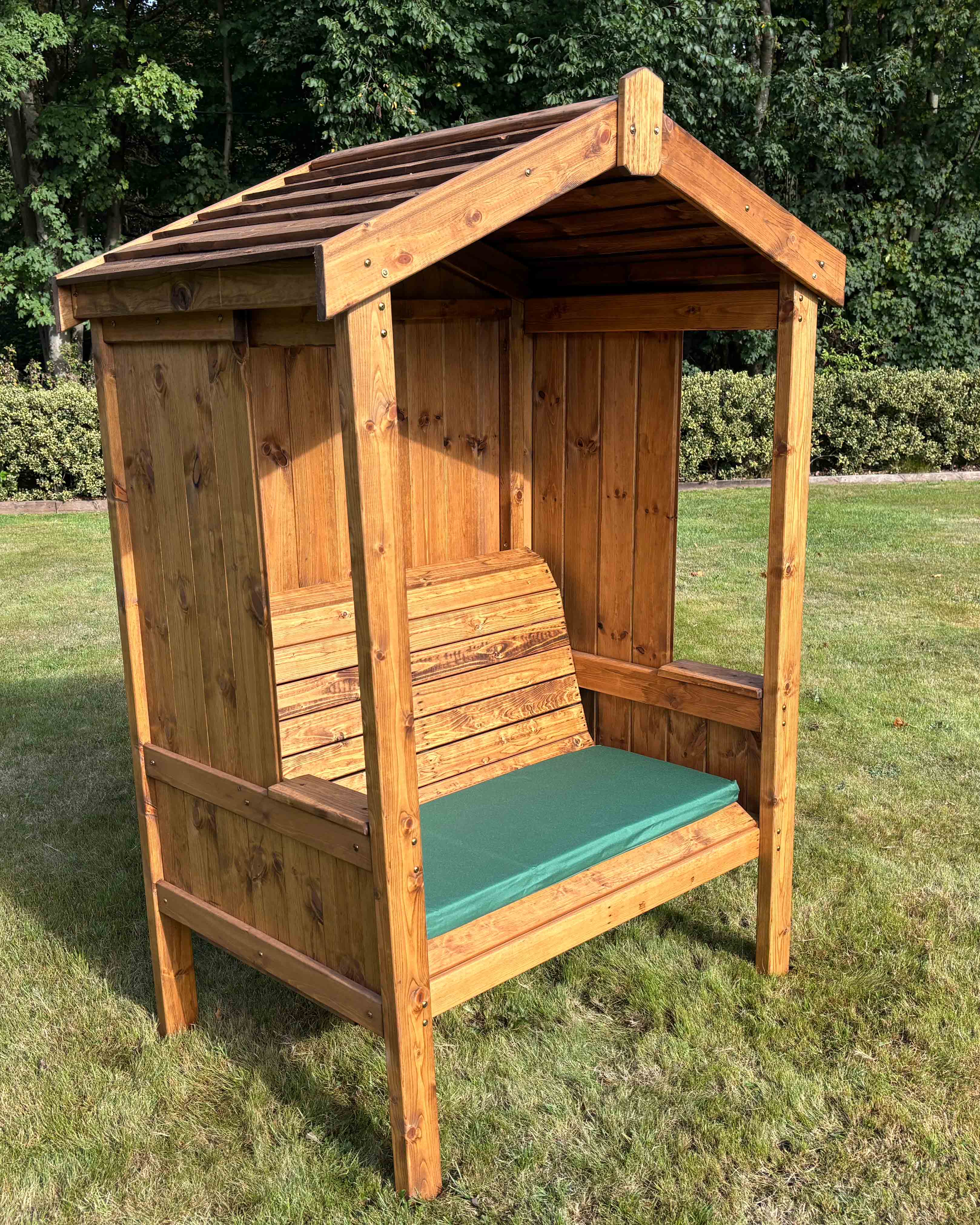 Charles Taylor Two Seater Imperial Arbour Green Cushion HB321G Set - Image 4