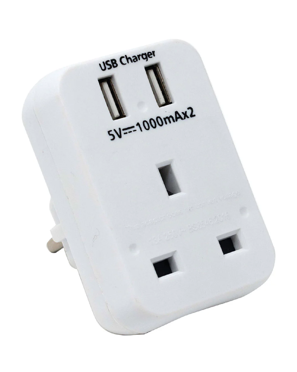 UK to EU Travel Adapter With USB Ports - Image 2