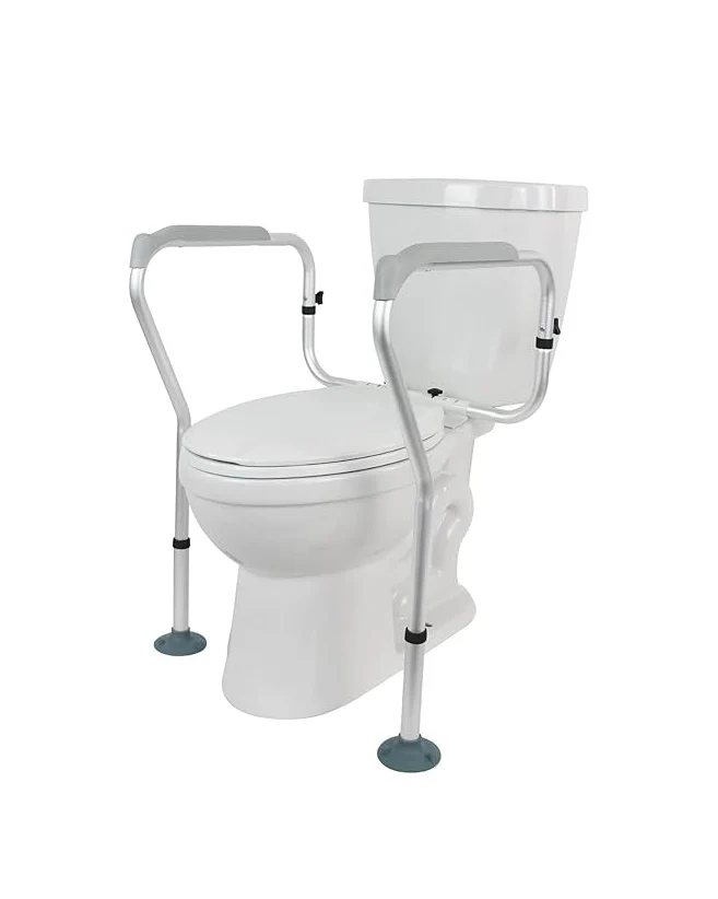 Vive Toilet Rail Bathroom Safety Frame Grab Bar