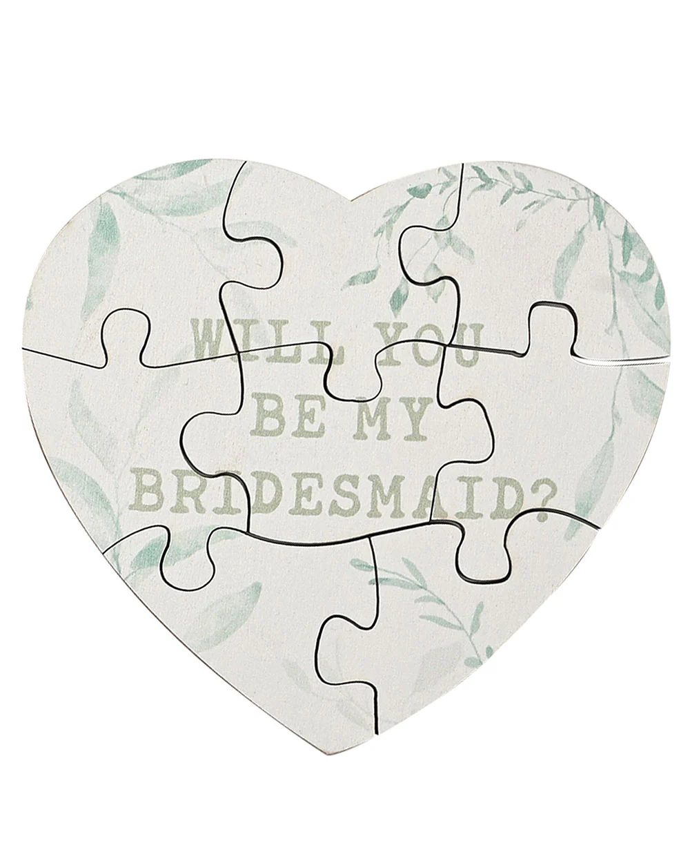 Will You Be My Bridesmaid Gift Jigsaw Love Story