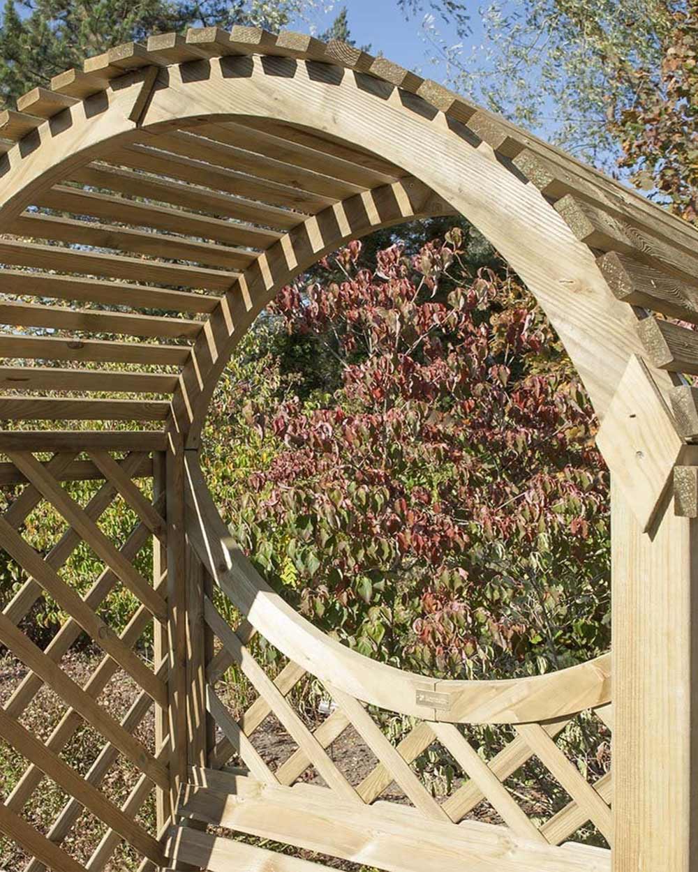Wooden Garden Arbour Keswick Rowlinson 10 Year Guarantee - Image 5