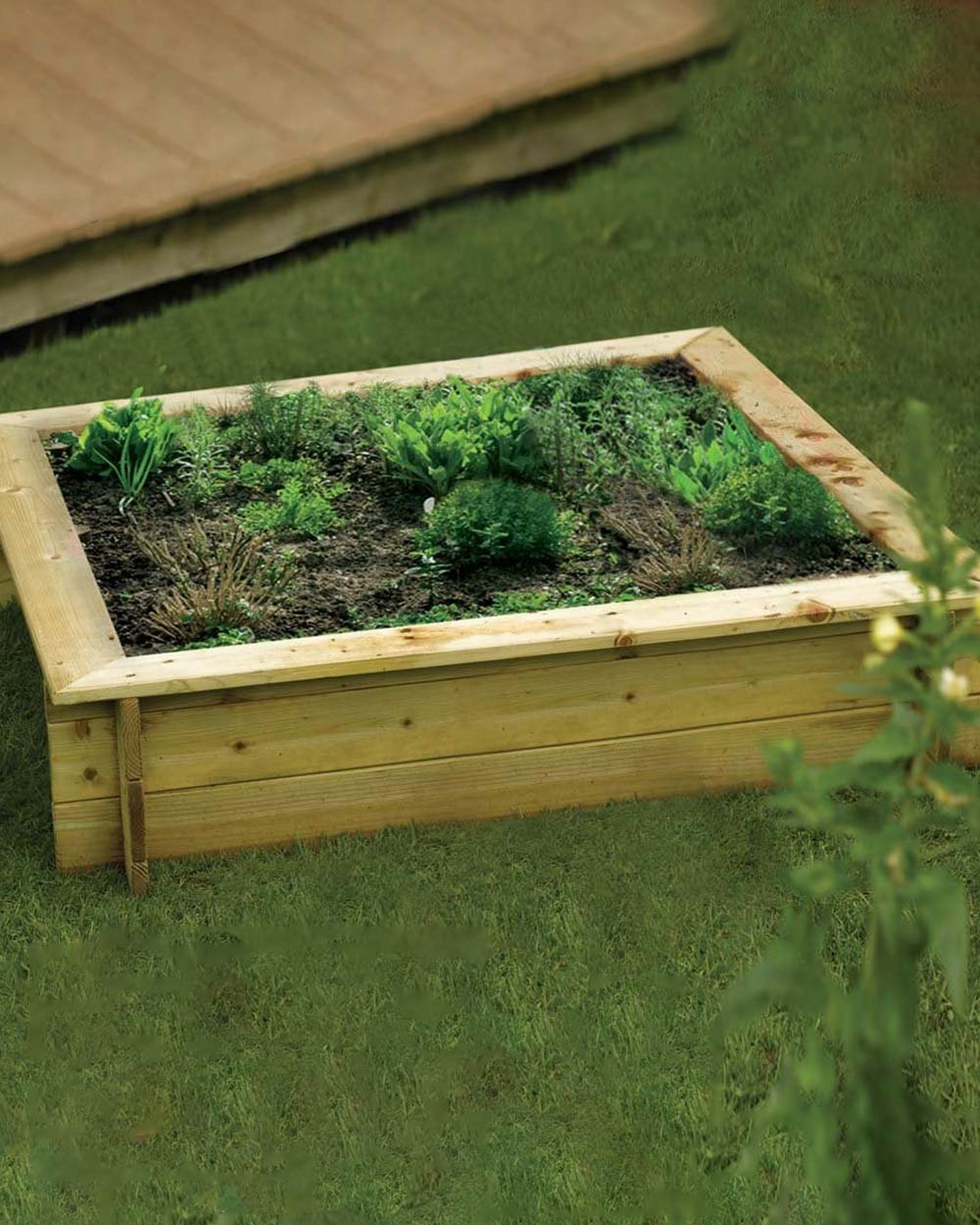 Wooden Raised Garden Bed 205L Rowlinson