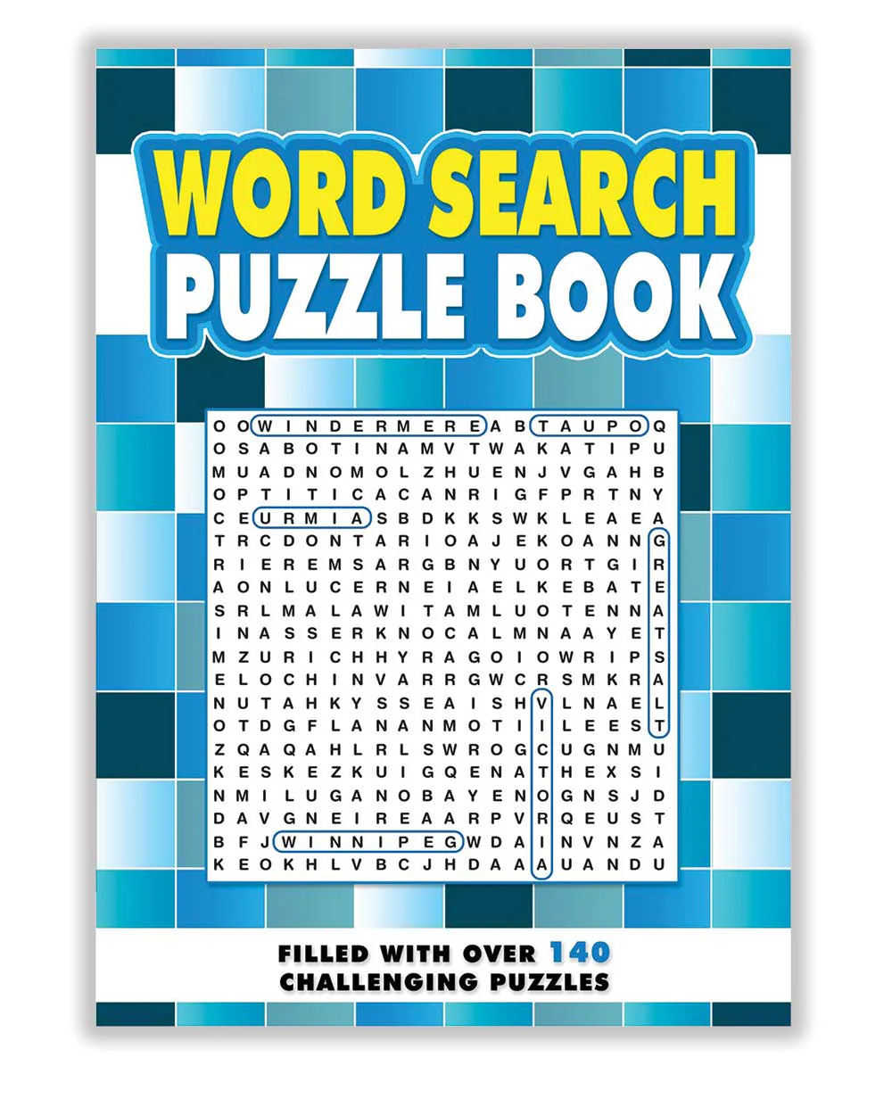 Word search Puzzle Book Blue