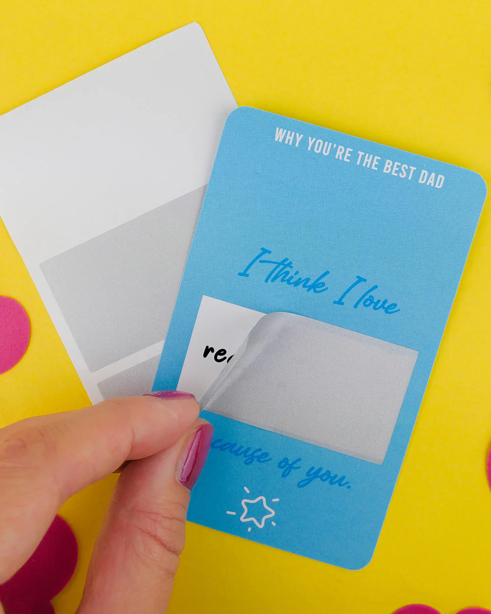 You're The Best Dad DIY Scratch Cards Gift - Image 4