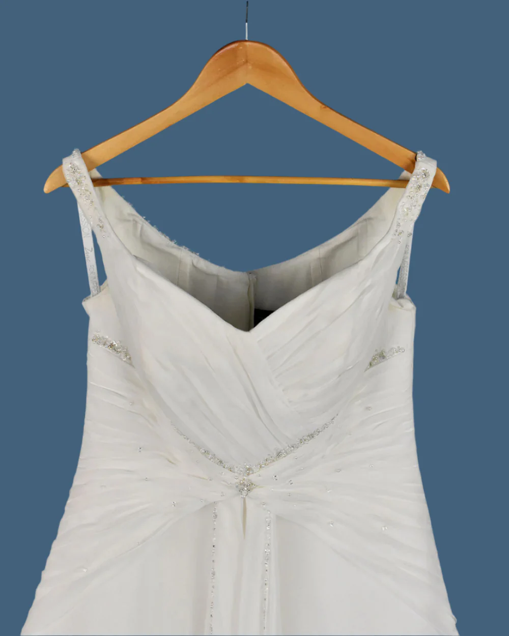 Zurc For Impression White Off Shoulder Wedding Dress Size 12 - Image 3